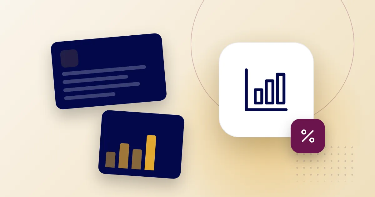 A dental practice dashboard with bar charts, a gauge and a tooth icon