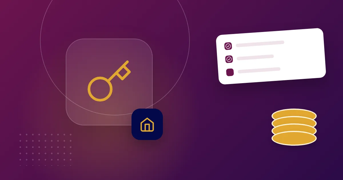 A rental townhouse, a house key and a Schedule E tax form